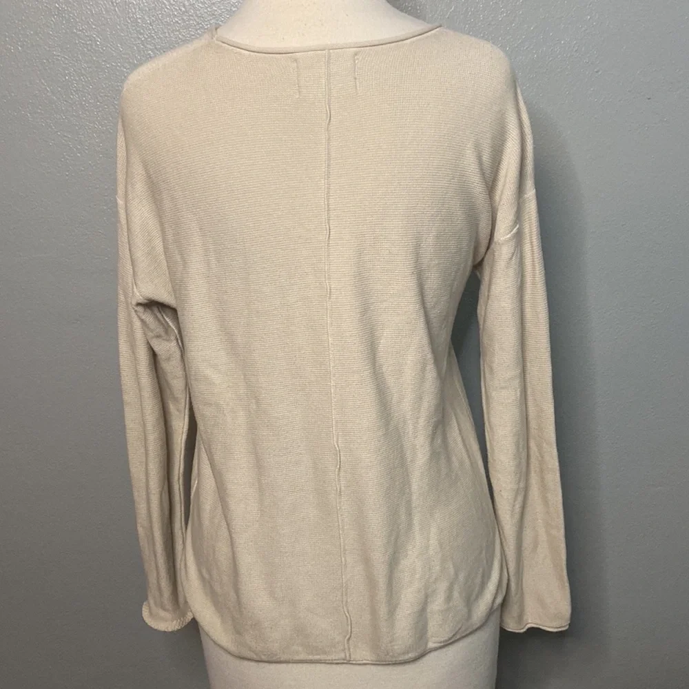 Zara Boys Collection Knit Wear Long Sleeve Top Oatmeal Size 11-12